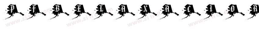 pf belaxacior字体转换